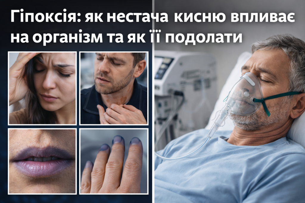 Гіпоксія: як нестача кисню впливає на організм та як її подолати